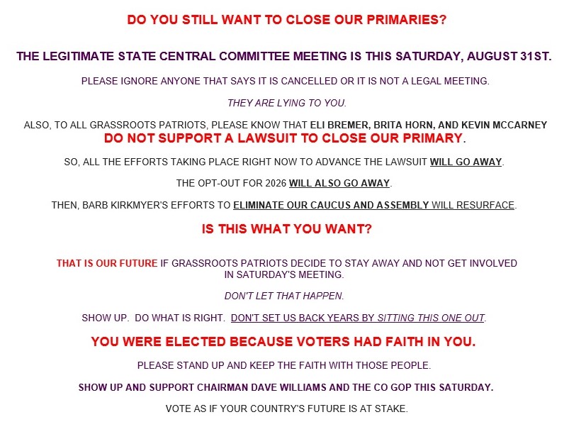 Do You Still Want Closed Primaries?